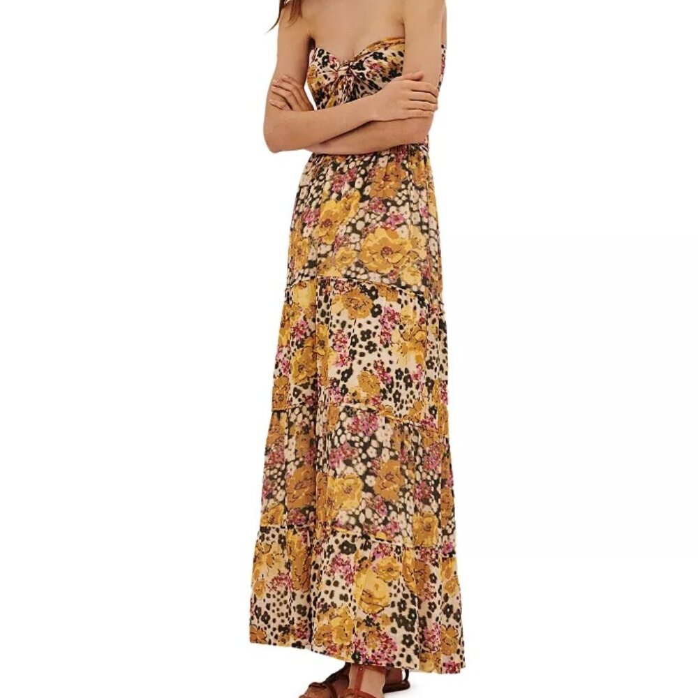 Ba&sh Dalid Printed Tiered Dress